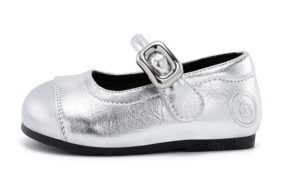 Детская кожаная обувь для дошкольников EBMINI, серебряный
Детская кожаная обувь для дошкольников EBMINI, серебряный