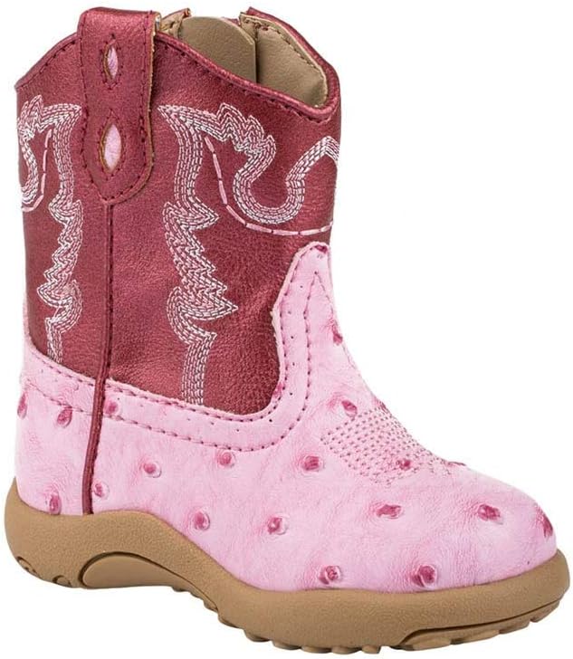 Детские повседневные ботинки Roper Kids Boys Bumps из искусственной страусиной кожи с квадратным носком до середины голени - коричневые
Детские повседневные ботинки Roper Kids Boys Bumps из искусственной страусиной кожи с квадратным носком до середины голени - коричневые