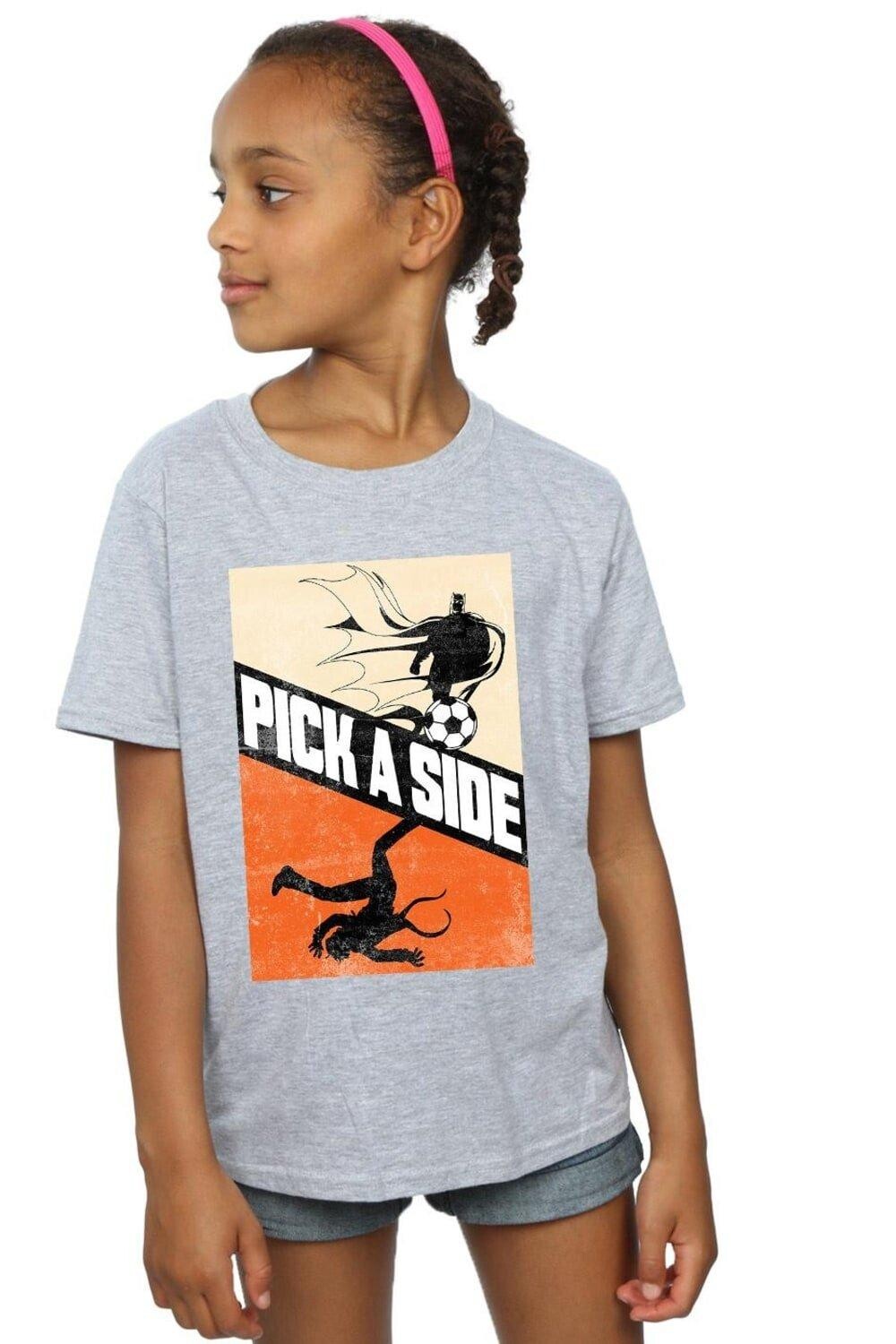 Хлопковая футболка Batman Football Pick A Side DC Comics, серый
Хлопковая футболка Batman Football Pick A Side DC Comics, серый