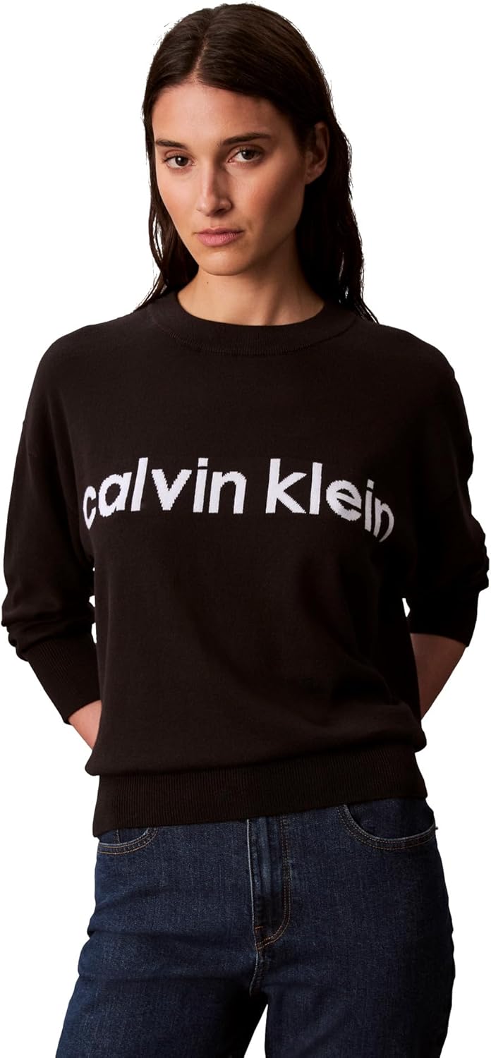 Женский свитер с логотипом Calvin Klein, Black
Женский свитер с логотипом Calvin Klein, Black