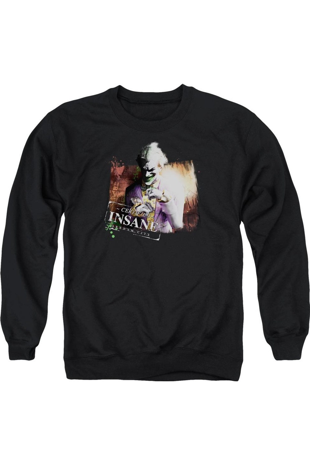 Толстовка Batman Arkham City Certified Insane Adult с круглым вырезом Gildan, черный
Толстовка Batman Arkham City Certified Insane Adult с круглым вырезом Gildan, черный