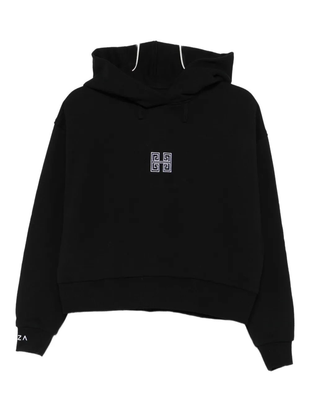 Укороченная толстовка с вышивкой HAMZA, черный
Укороченная толстовка с вышивкой HAMZA, черный