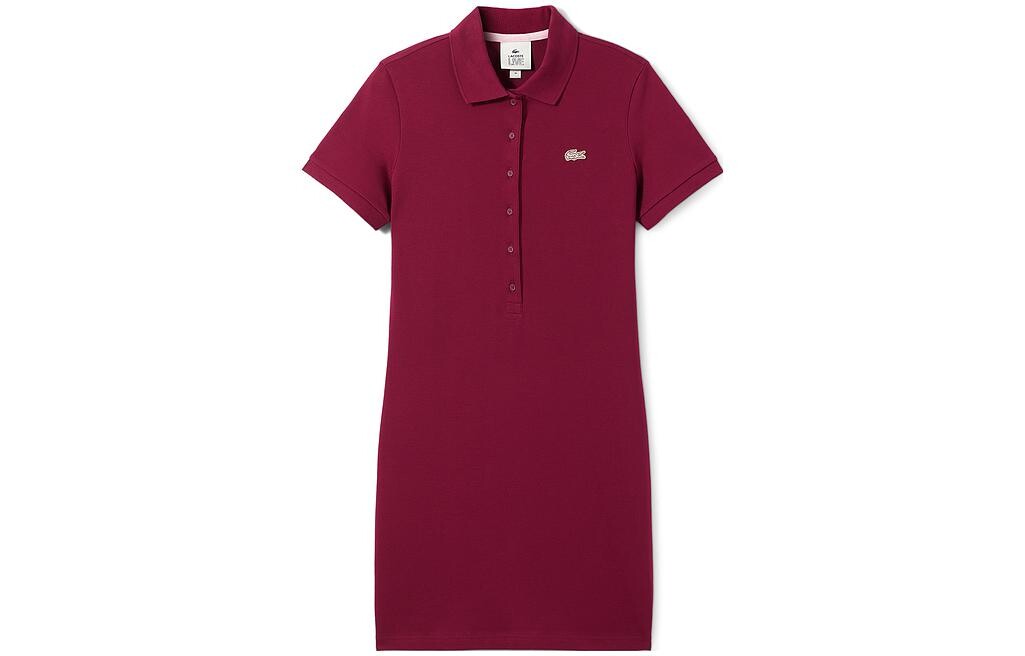 LACOSTE Женское платье с короткими рукавами, цвет Burgundy
LACOSTE Женское платье с короткими рукавами, цвет Burgundy