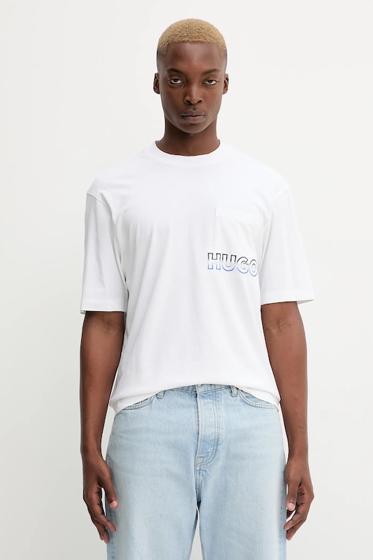 Футболка из хлопка Hugo Blue, белый
Футболка из хлопка Hugo Blue, белый
