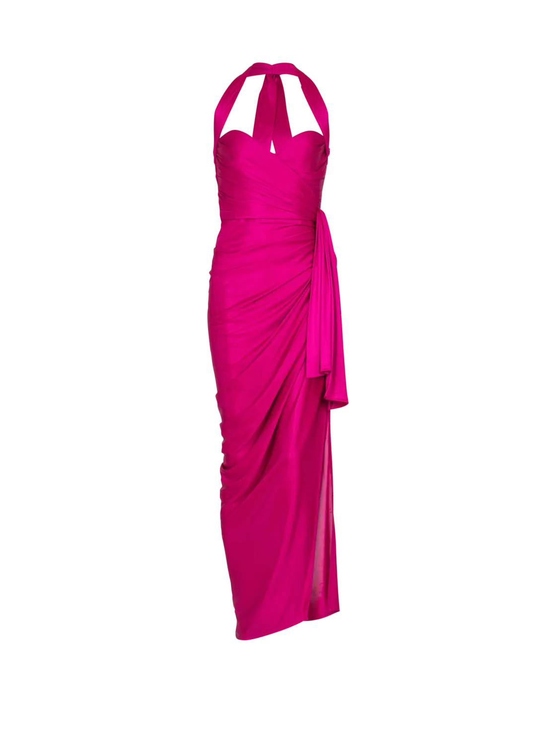 Платье из струящегося драпированного интерлочного трикотажа Balmain, розовый
Платье из струящегося драпированного интерлочного трикотажа Balmain, розовый