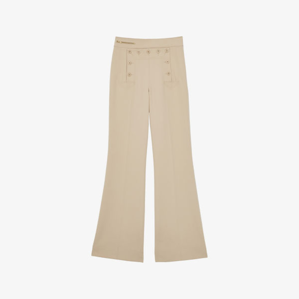 Брюки широкие Reiss Sidney с пуговицами, бежевый
Брюки широкие Reiss Sidney с пуговицами, бежевый