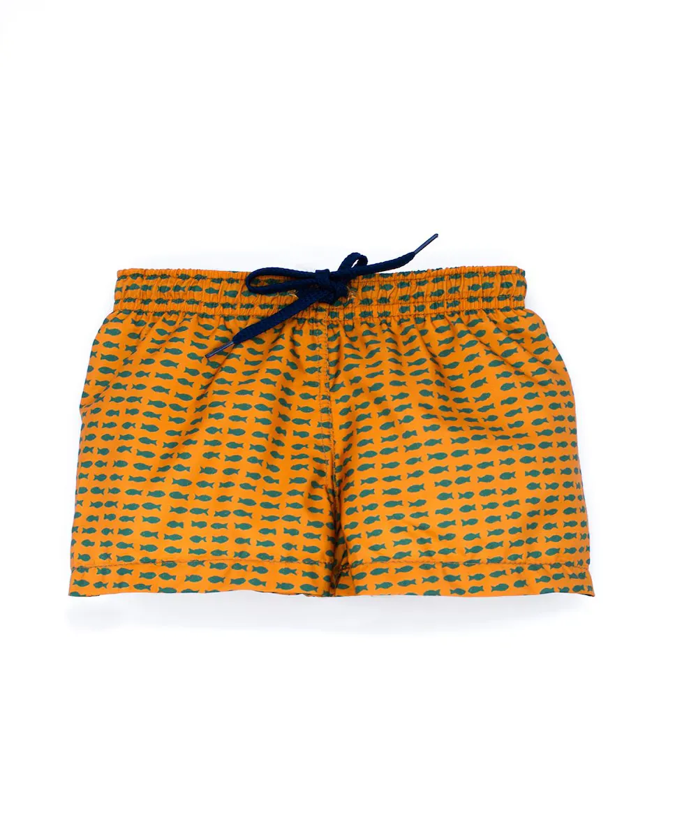 Детский купальный костюм для мальчика с принтом и регулируемым шнурком Fina Ejerique, оранжевый
Детский купальный костюм для мальчика с принтом и регулируемым шнурком Fina Ejerique, оранжевый