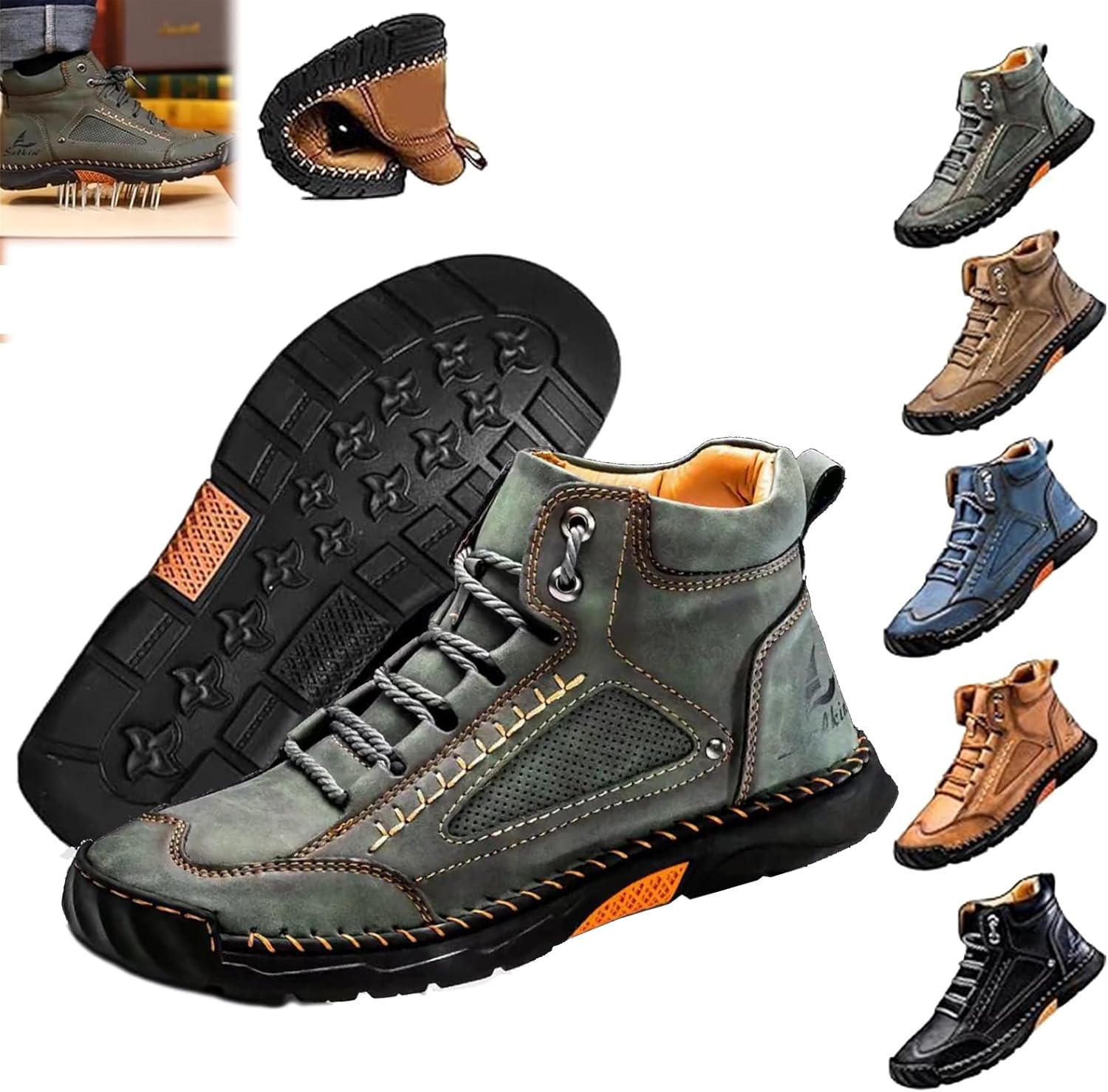 Мужские широкие туфли Sawbehind, мужские удобные ручной работы кожаные ботинки Чакка на щиколотку, водонепроницаемые с поддержкой свода, с просторным носком, противоскользящие легкие повседневные кроссовки для прогулок и вождения Generic
Мужские широкие туфли Sawbehind, мужские удобные ручной работы кожаные ботинки Чакка на щиколотку, водонепроницаемые с поддержкой свода, с просторным носком, противоскользящие легкие повседневные кроссовки для прогулок и вождения Generic