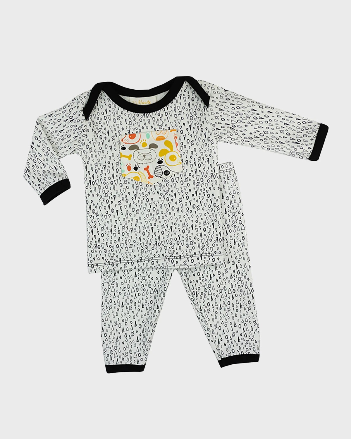 Пижамный комплект из двух предметов для мальчика Paw Time, размер для новорожденных – 12 м Haute Baby, цвет Multi
Пижамный комплект из двух предметов для мальчика Paw Time, размер для новорожденных – 12 м Haute Baby, цвет Multi