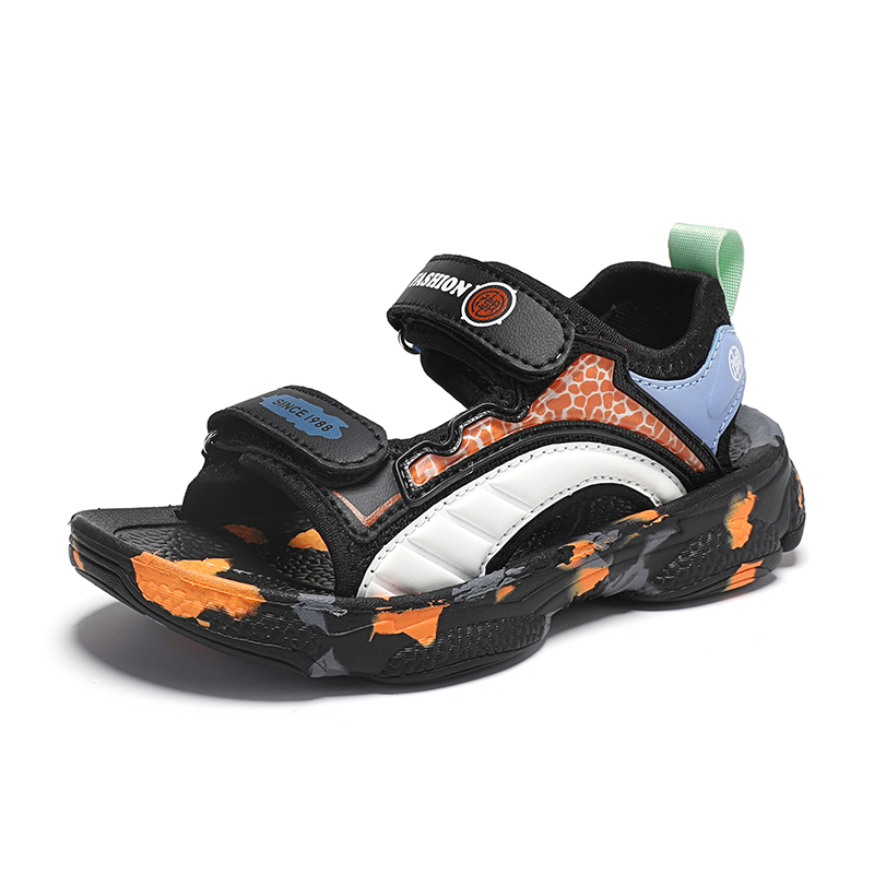 Детские сандалии с мягкой подошвой, износостойкие, дышащие KUPE, черный/оранжевый
Детские сандалии с мягкой подошвой, износостойкие, дышащие KUPE, черный/оранжевый