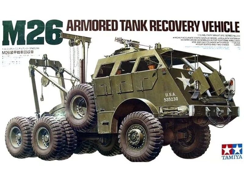 Tamiya 35244 Танково-эвакуационная машина M26 1/35 Inna marka
Tamiya 35244 Танково-эвакуационная машина M26 1/35 Inna marka