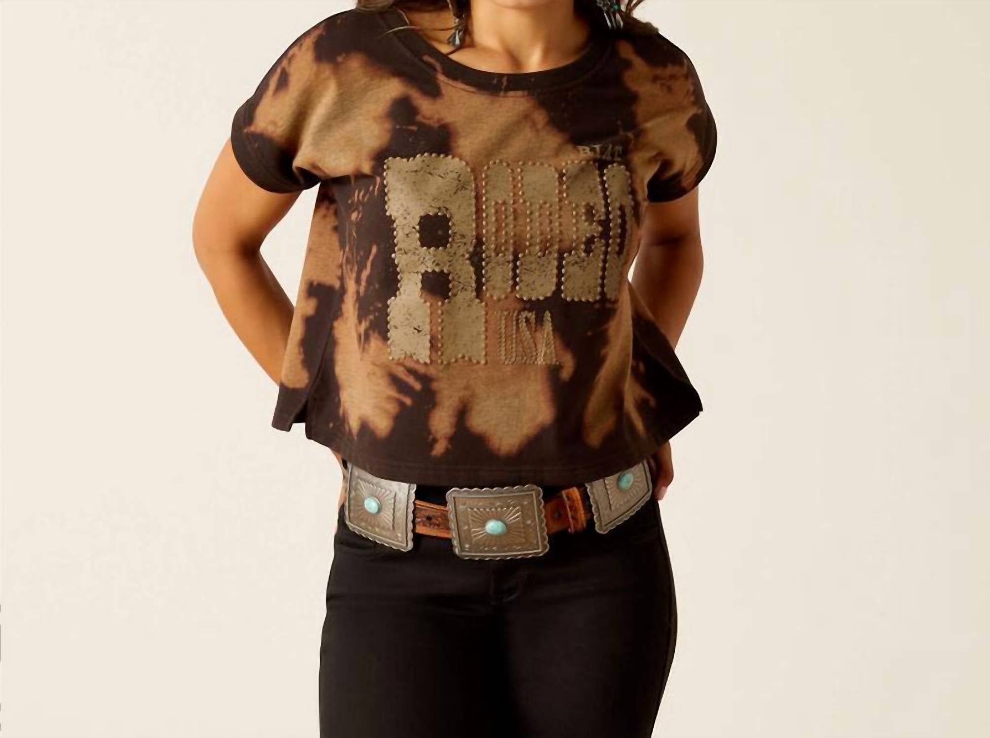 Топ Rodeo Usa черного/коричневого цвета ARIAT
Топ Rodeo Usa черного/коричневого цвета ARIAT