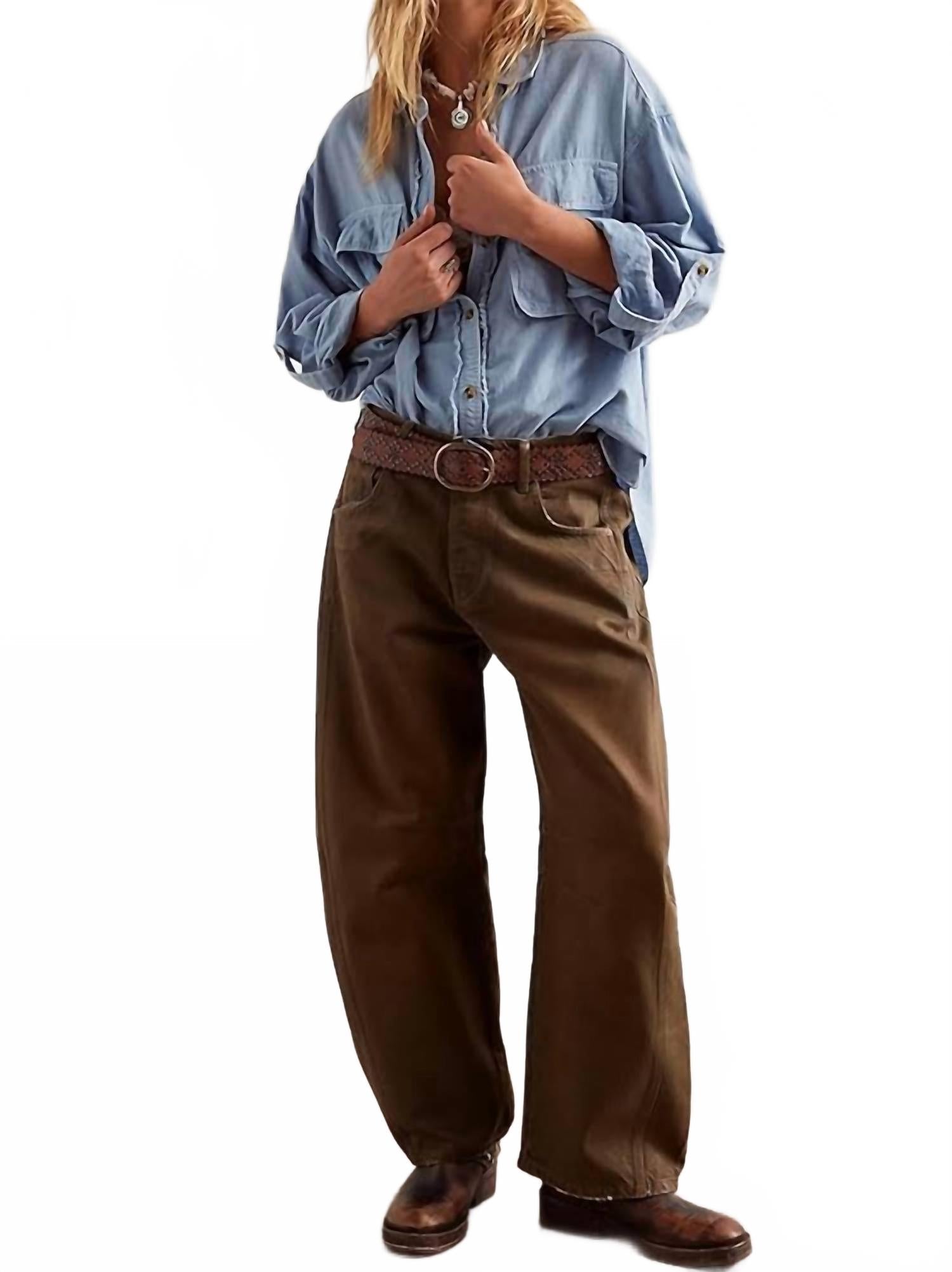 Удачные джинсы с покрытием в цвете Новая Луна Free People, New Moon
Удачные джинсы с покрытием в цвете Новая Луна Free People, New Moon