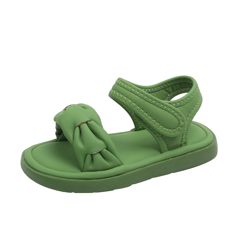 Противоскользящие износостойкие детские сандалии для детей Bull charm, зеленый 
Противоскользящие износостойкие детские сандалии для детей Bull charm, зеленый