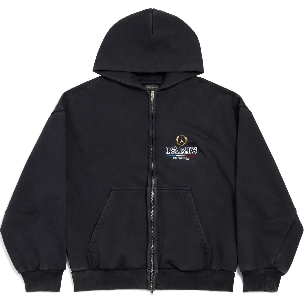 Толстовка унисекс черная Balenciaga, черный
Толстовка унисекс черная Balenciaga, черный