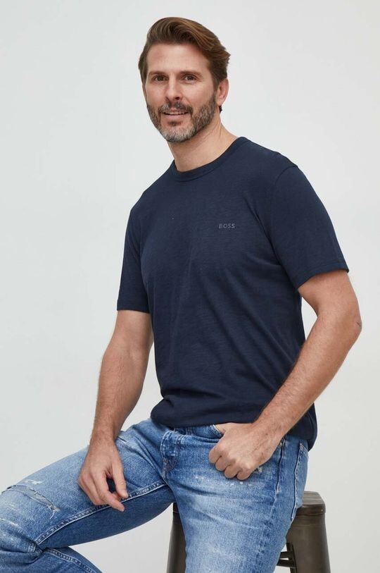 Хлопковая футболка Boss Orange, темно-синий
Хлопковая футболка Boss Orange, темно-синий