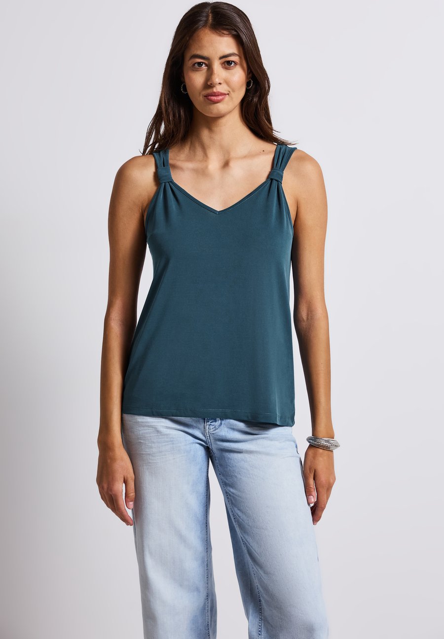 Топ Street One MIT KNOTEN, Türkis/Blue
Топ Street One MIT KNOTEN, Türkis/Blue