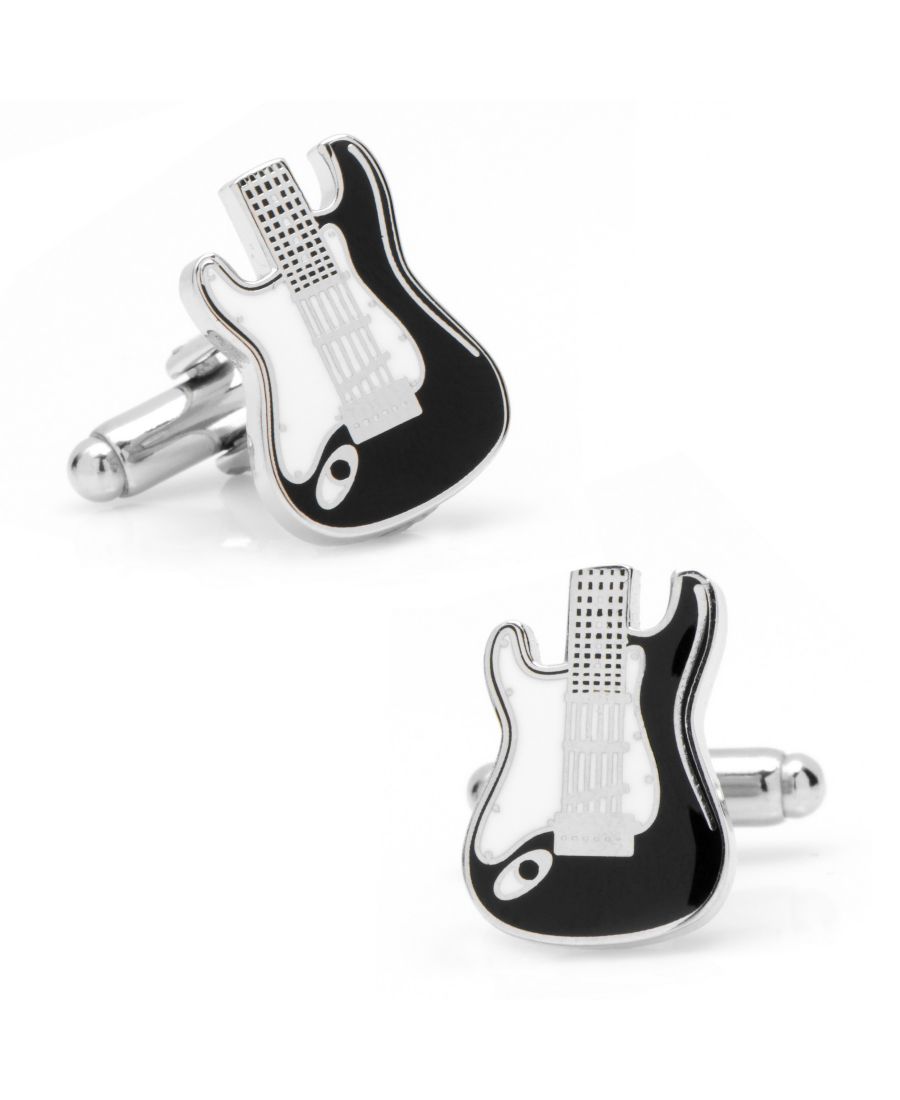 Запонки в виде электрогитары Cufflinks Inc, Black
Запонки в виде электрогитары Cufflinks Inc, Black