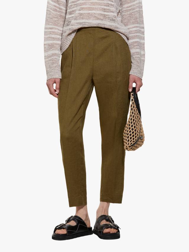 Брюки с высокой талией из чистого льна SISLEY, Green
Брюки с высокой талией из чистого льна SISLEY, Green