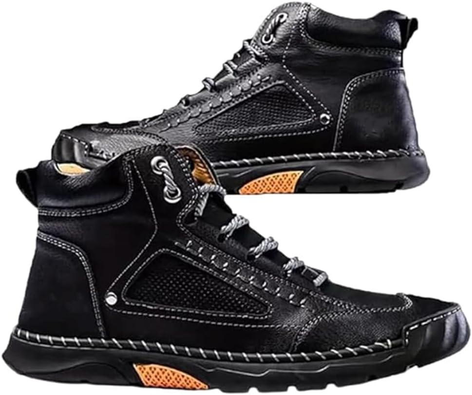 Мужские широкие кожаные туфли для походов и работы, удобные мужские ручной работы ботинки - водонепроницаемые, с поддержкой свода стопы, просторным мысом, противоскользящие, легкие и дышащие для прогулок на улице Sawbehind, Set-cc
Мужские широкие кожаные туфли для походов и работы, удобные мужские ручной работы ботинки - водонепроницаемые, с поддержкой свода стопы, просторным мысом, противоскользящие, легкие и дышащие для прогулок на улице Sawbehind, Set-cc