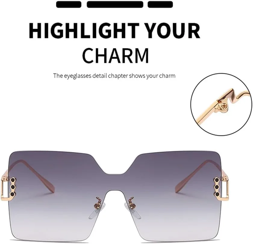 Ретро солнцезащитные очки для женщин, модные, без оправы, градиентные солнцезащитные очки, декоративные солнцезащитные очки для женщин без оправы KTUCN, Gradient Grey
Ретро солнцезащитные очки для женщин, модные, без оправы, градиентные солнцезащитные очки, декоративные солнцезащитные очки для женщин без оправы KTUCN, Gradient Grey