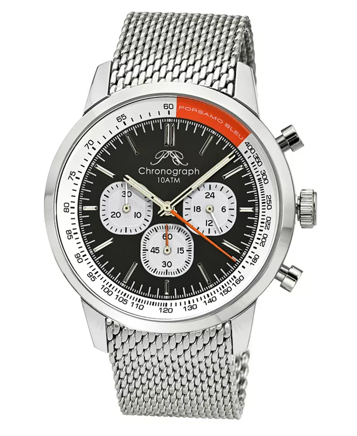Симон Хронограф из нержавеющей стали, серебристый и черный, мужские часы 1321BSIS Porsamo Bleu, серебряный
Симон Хронограф из нержавеющей стали, серебристый и черный, мужские часы 1321BSIS Porsamo Bleu, серебряный