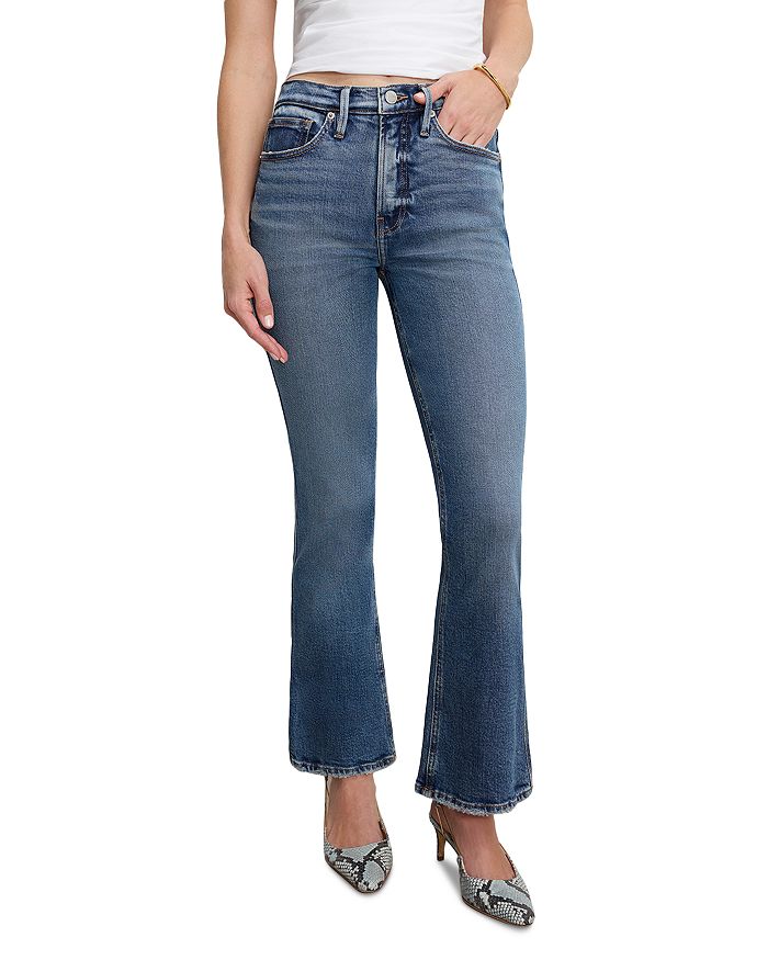 Good Standard Kick Flare Jeans in Indigo1014 – Джинсы Kick Flare цвета индиго 1014 от Good Standard Good American, синий
Good Standard Kick Flare Jeans in Indigo1014 – Джинсы Kick Flare цвета индиго 1014 от Good Standard Good American, синий