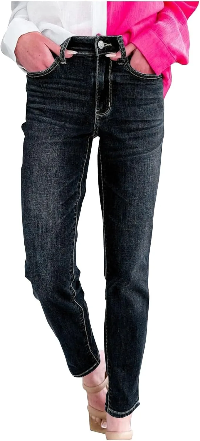 Джинсы с высокой талией Slim Fit, Tummy Control
Джинсы с высокой талией Slim Fit, Tummy Control