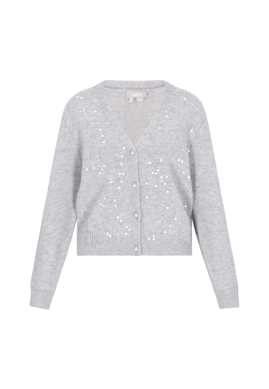 Вязаный кардиган Usha, светло-серый
Вязаный кардиган Usha, светло-серый