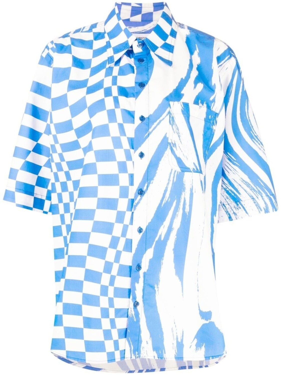 Christopher John Rogers рубашка оверсайз с принтом, белый
Christopher John Rogers рубашка оверсайз с принтом, белый