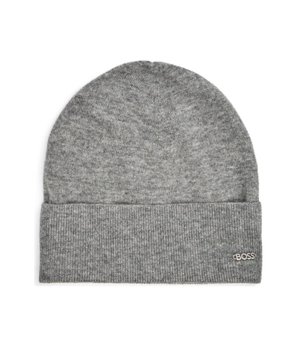 Шапка женская Boss шерстяная с добавлением кашемира, серый
Шапка женская Boss шерстяная с добавлением кашемира, серый