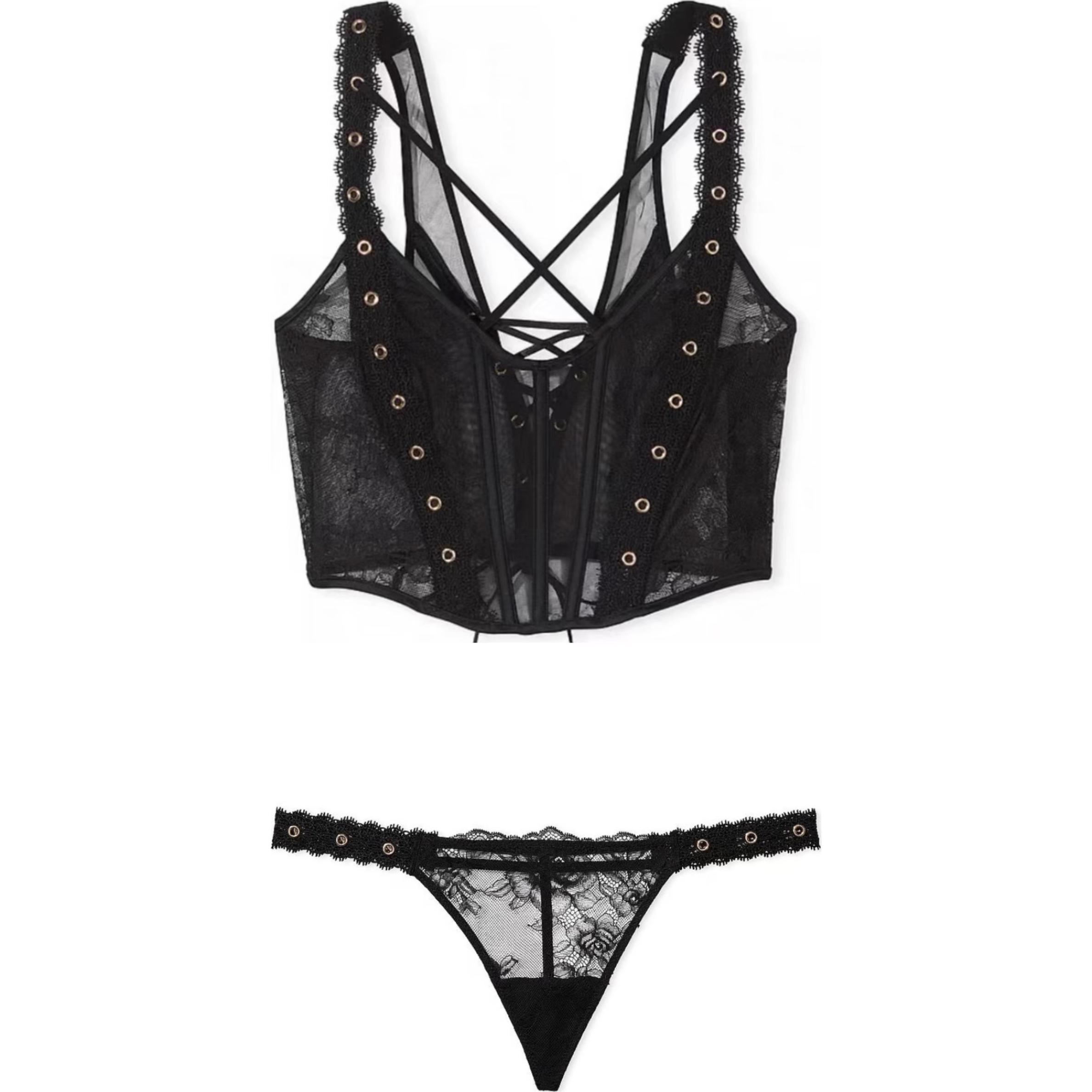 Victoria's Secret Женский комплект нижнего белья черный
Victoria's Secret Женский комплект нижнего белья черный