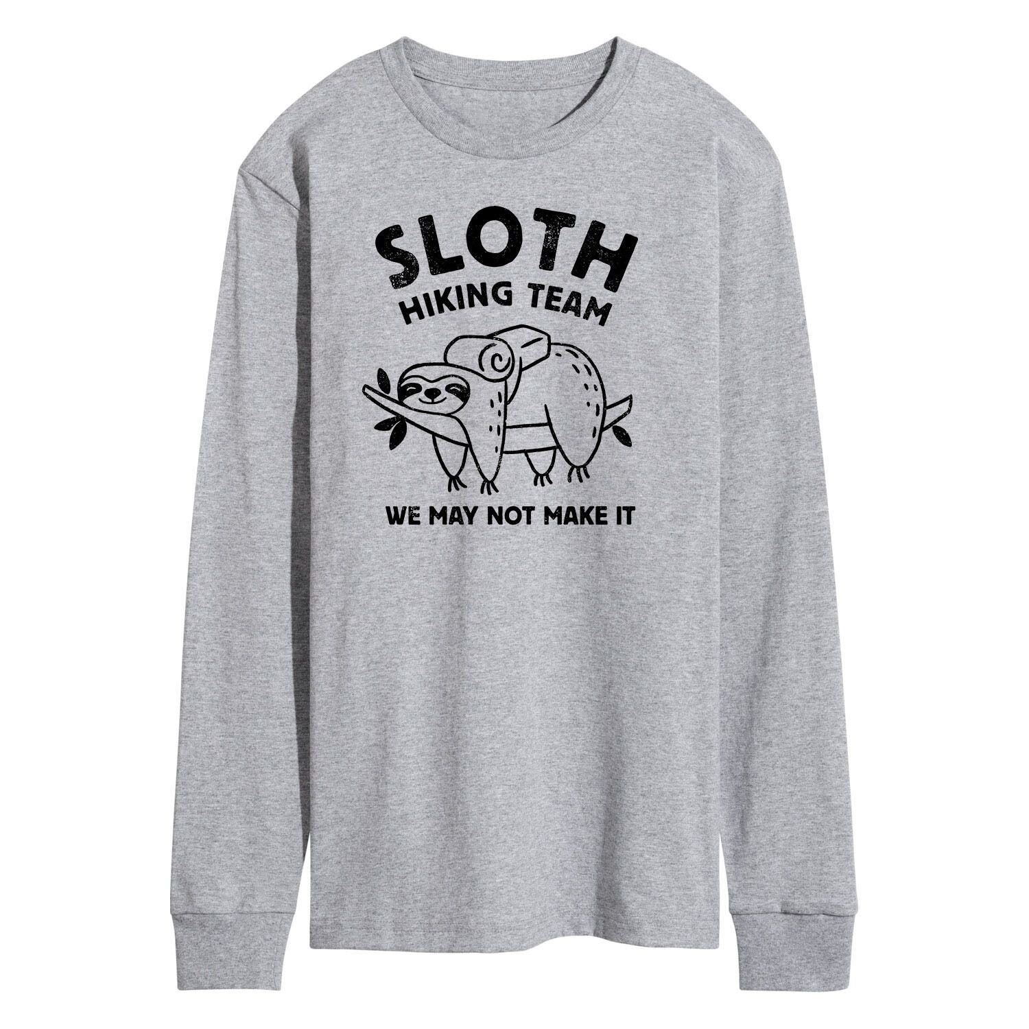 Мужская футболка с длинными рукавами и рисунком We Might Not Make It Hiking Sloth Hiking Licensed Character
Мужская футболка с длинными рукавами и рисунком We Might Not Make It Hiking Sloth Hiking Licensed Character