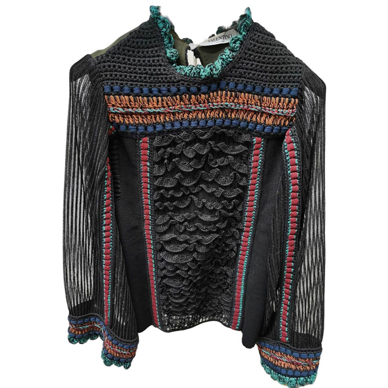 Трикотажная футболка Valentino черная женская
Трикотажная футболка Valentino черная женская