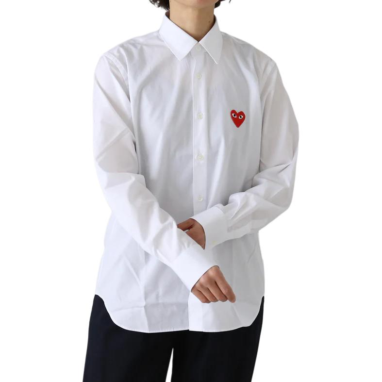 CDG Play Рубашка SS24 Unisex White
CDG Play Рубашка SS24 Unisex White