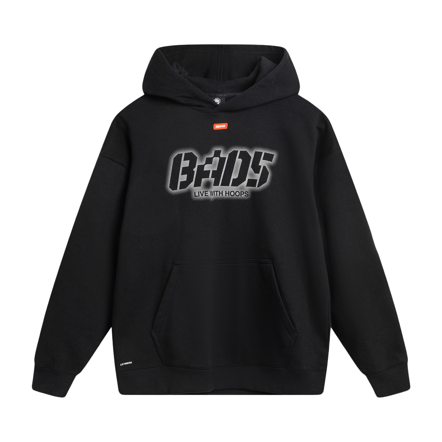 LINING Бадфайв свитшот мужской черный
LINING Бадфайв свитшот мужской черный