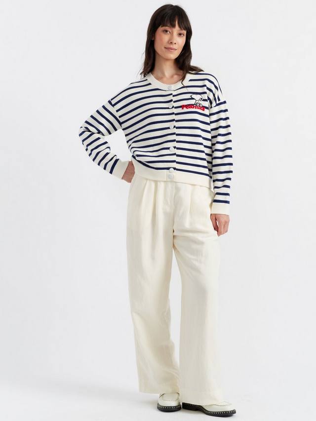 Кардиган из чистой шерсти мериноса в полоску snoopy Chinti & Parker, цвет Cream/Admiral Blue
Кардиган из чистой шерсти мериноса в полоску snoopy Chinti & Parker, цвет Cream/Admiral Blue