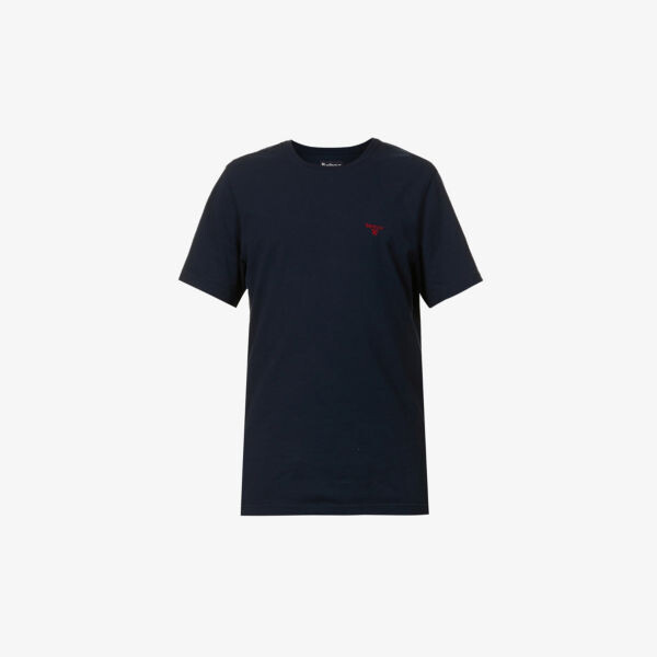 Базовая футболка из фирменного хлопкового трикотажа Barbour, синий
Базовая футболка из фирменного хлопкового трикотажа Barbour, синий