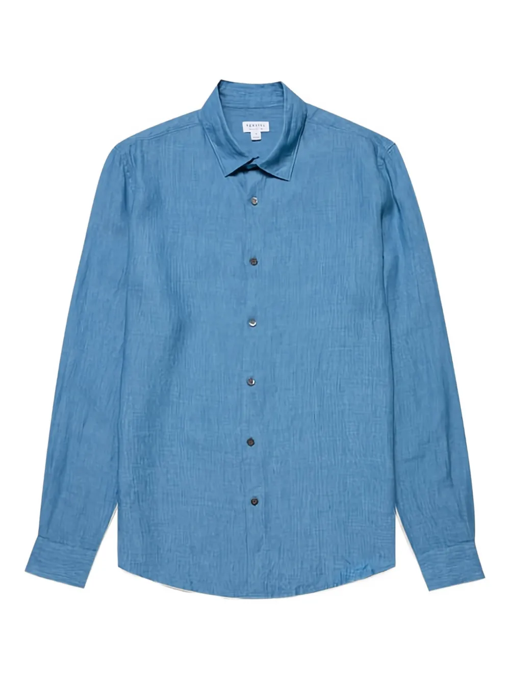 Льняная рубашка с длинными рукавами Sunspel, синий
Льняная рубашка с длинными рукавами Sunspel, синий