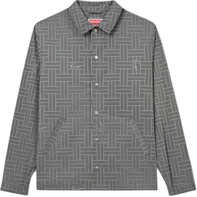 Рубашка Weave Light Coach Jacket KENZO, серый
Рубашка Weave Light Coach Jacket KENZO, серый