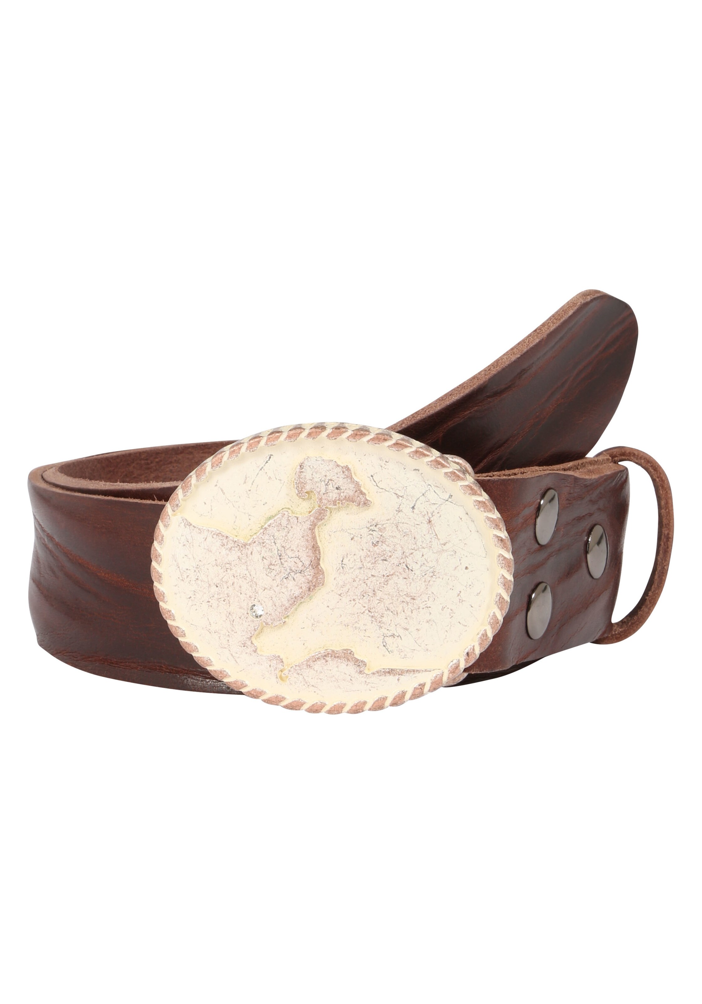 RETTUNGSRING by showroom 019° Ремень 'Masterlux' в коричневом цвете
RETTUNGSRING by showroom 019° Ремень 'Masterlux' в коричневом цвете