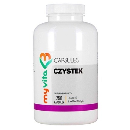 Натуральные капсулы с витамином С цистуса - 250 штук Myvita
Натуральные капсулы с витамином С цистуса - 250 штук Myvita