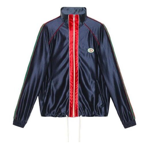 Куртка GUCCI Shiny Jersey Jacket With Web 'Blue', синий
Куртка GUCCI Shiny Jersey Jacket With Web 'Blue', синий