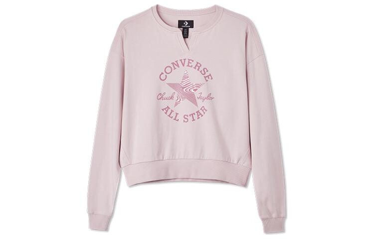 Свитшот женский розовый Converse 
Свитшот женский розовый Converse