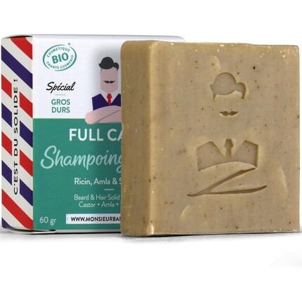 Ультрапенящийся твердый шампунь 100% натуральный веганский органический Monsieur Barbier
Ультрапенящийся твердый шампунь 100% натуральный веганский органический Monsieur Barbier