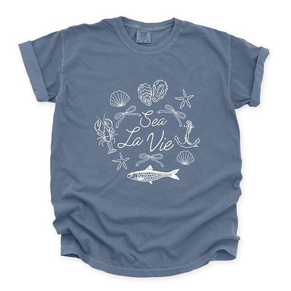 Sea la vie коллаж - футболка с принтом для женщин Simply Sage Market, Blue Jean
Sea la vie коллаж - футболка с принтом для женщин Simply Sage Market, Blue Jean