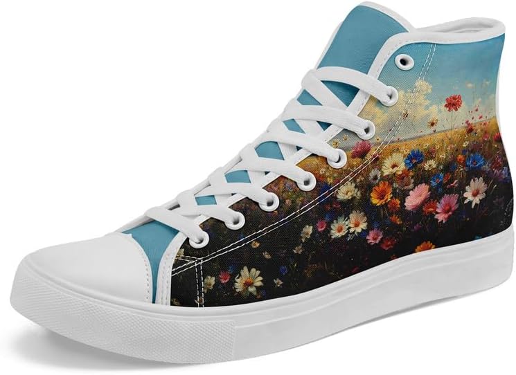 Унисекс модные высокие кеды на шнуровке из хлопка с цветочным принтом, повседневная обувь для ходьбы и тенниса, дышащие, для весны и лета Awsole, Floral Pattern Shoes14
Унисекс модные высокие кеды на шнуровке из хлопка с цветочным принтом, повседневная обувь для ходьбы и тенниса, дышащие, для весны и лета Awsole, Floral Pattern Shoes14