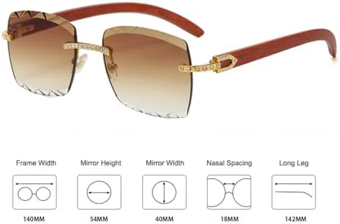 Солнцезащитные очки 2027 года для женщин, с алмазной огранкой, без оправы, с блестящими кристаллами, женские градиентные очки для мужчин MTZJH, C04 Gray Pink
Солнцезащитные очки 2027 года для женщин, с алмазной огранкой, без оправы, с блестящими кристаллами, женские градиентные очки для мужчин MTZJH, C04 Gray Pink