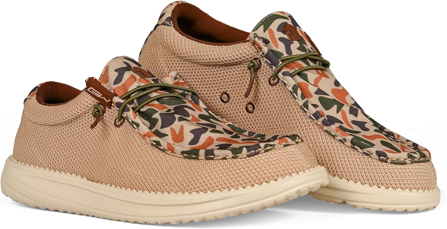 Мужские ботинки Gator Waders для кемпинга - дышащие лоферы без шнуровки - эластичные шнурки - сверхлегкая амортизация на весь день - удобная посадка, Old School Camo
Мужские ботинки Gator Waders для кемпинга - дышащие лоферы без шнуровки - эластичные шнурки - сверхлегкая амортизация на весь день - удобная посадка, Old School Camo