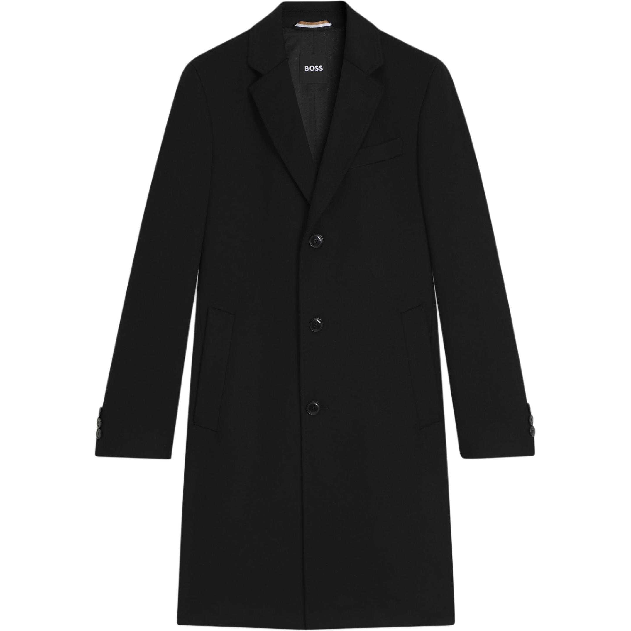 Мужское черное пальто HUGO BOSS, черный
Мужское черное пальто HUGO BOSS, черный